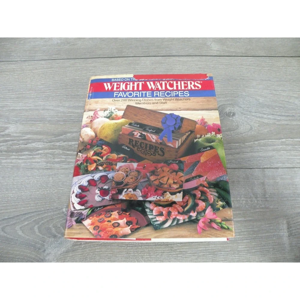 Weight Watchers Favorite Recipes Cookbook 1986 Hardcover Over 280 Dishes Diet